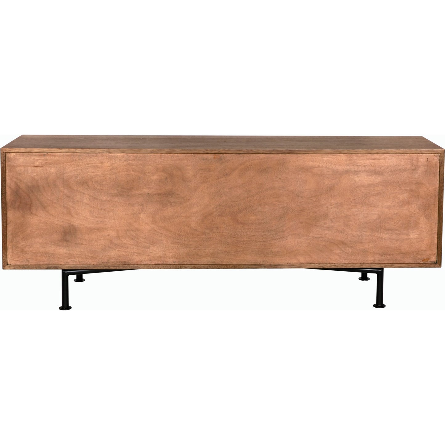 007 SI-2189456 | Unknown | Lionell Sideboard by Noir in dark walnut. Made from walnut, veneer and industrial steel in a modern style.