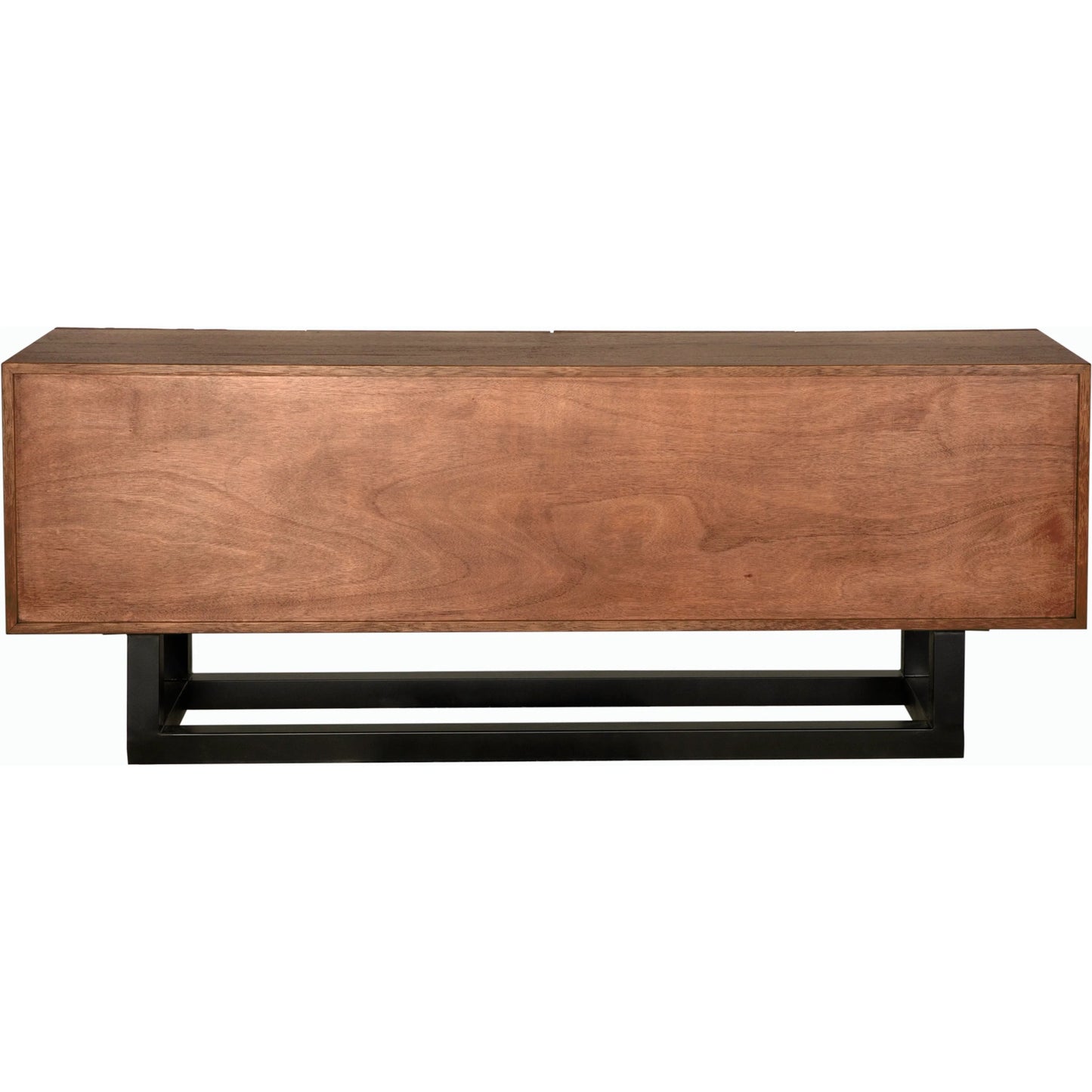 006 SI-2189488 | Additional Silo | Thomson Sideboard by Noir in dark walnut with matte black. Made from walnut, veneer and industrial steel in a modern style.