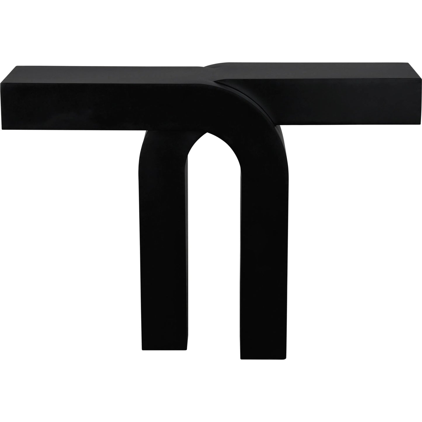005 SI-2238963 | Closeup | Emporium Console by Noir in matte black. Made from industrial steel in a unique style.