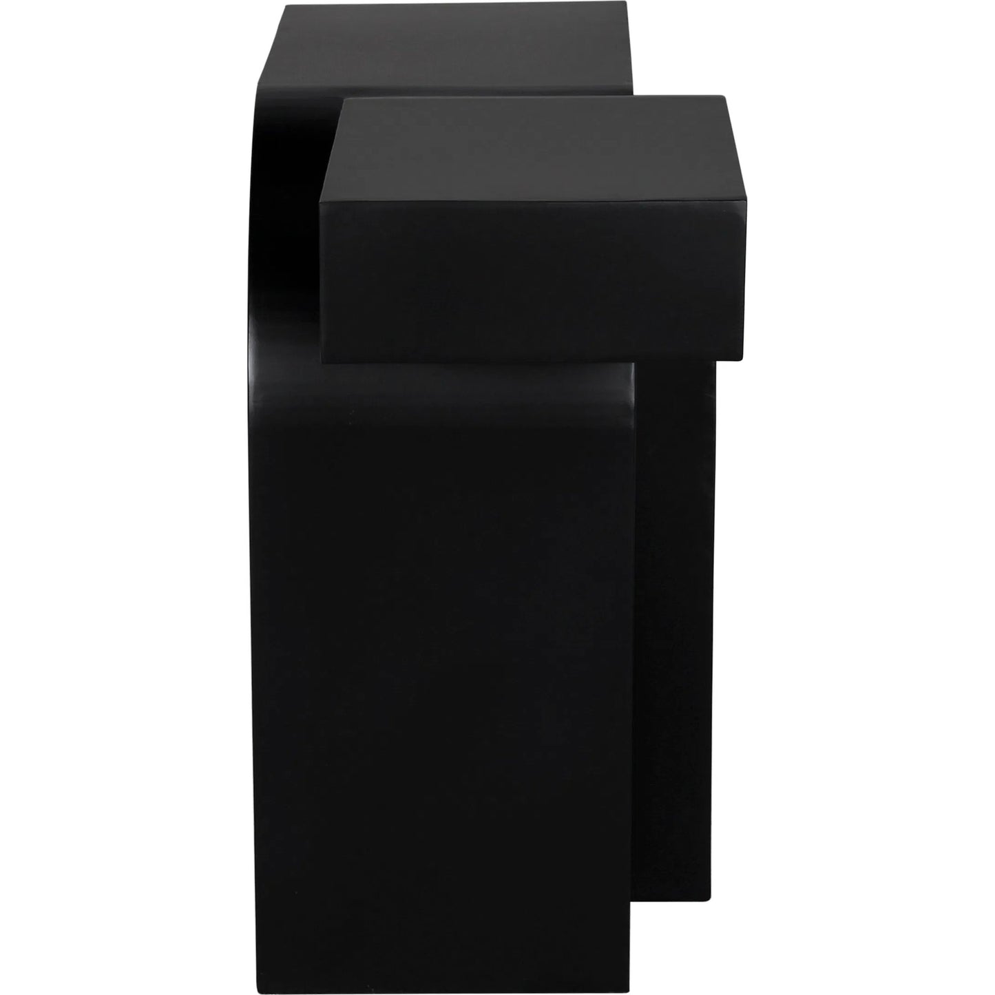 003 SI-2238963 | Additional Silo | Emporium Console by Noir in matte black. Made from industrial steel in a unique style.
