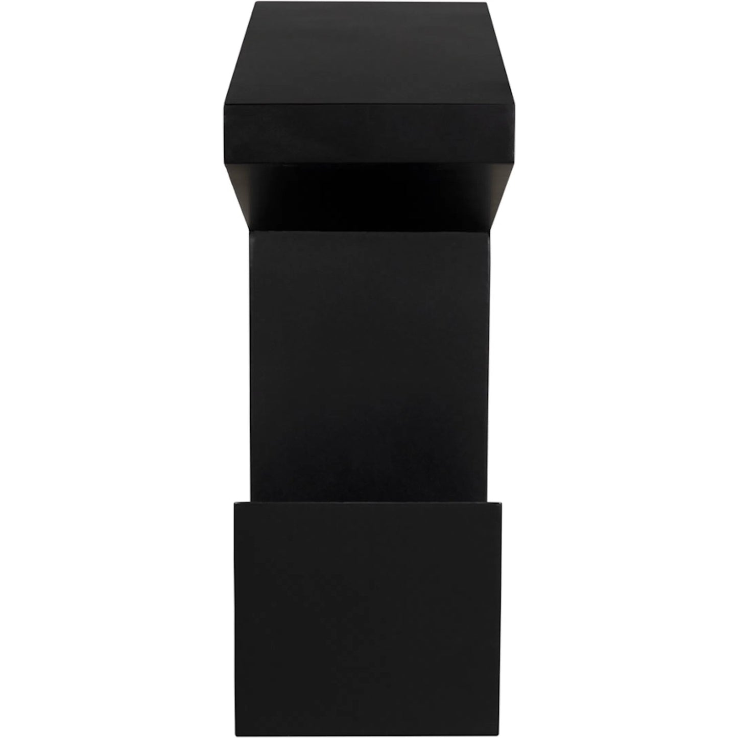 003 SI-2254137 | Additional Silo | Devo Console by Noir in matte black. Made from industrial steel in a unique style.