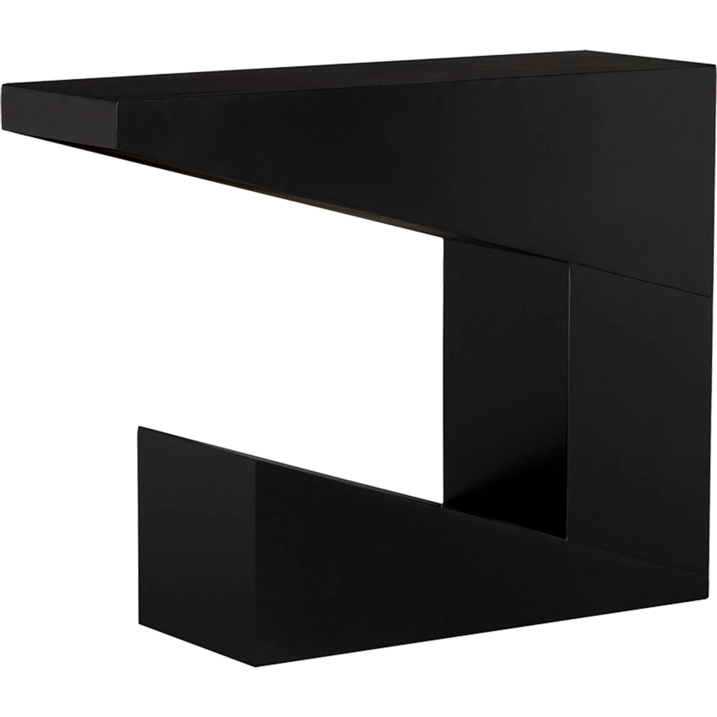 001 SI-2254137 | Primary Silo | Devo Console by Noir in matte black. Made from industrial steel in a unique style.