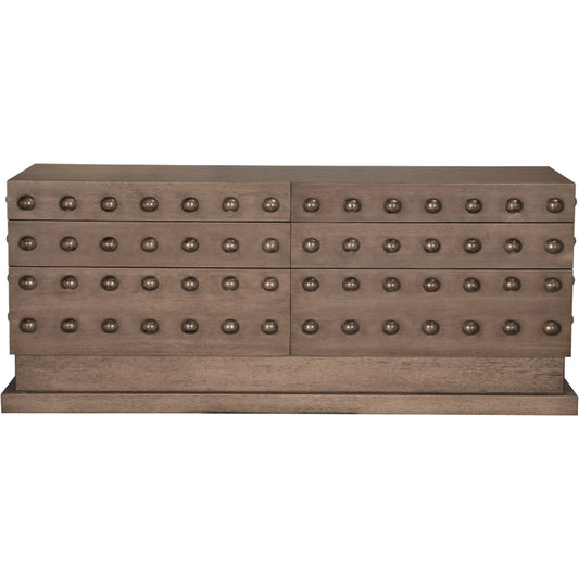 Didier Sideboard by Noir in greige walnut. Made from walnut in a traditional style.