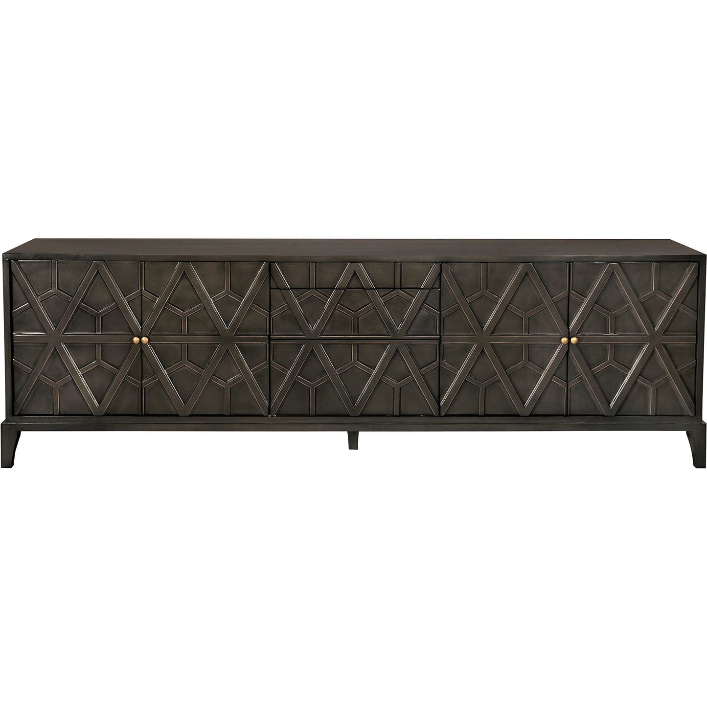 000 SI-2635204 | Additional Silo | Maharadsha Sideboard by Noir in pale. Made from mahogany, veneer, brass pulls in a unique style.
