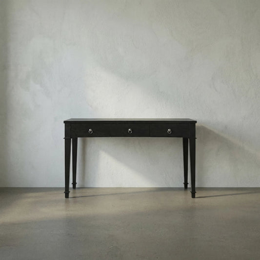 Curba Desk by Noir. Made from mahogany in a traditional style.