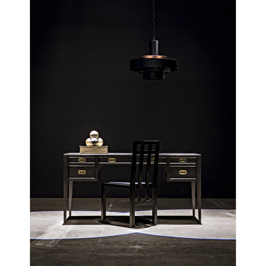 Africa Desk by Noir. Made from mahogany in a transitional style.