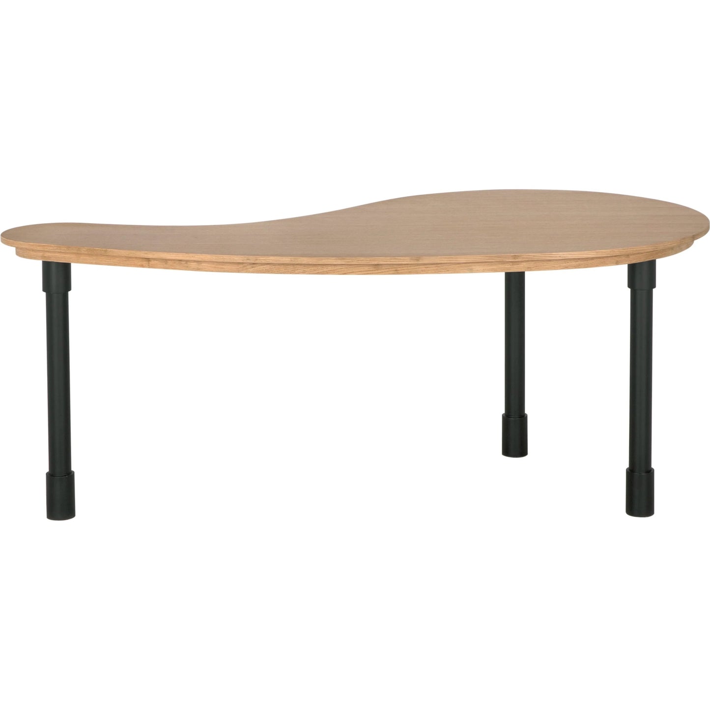 004 SI-2189439 | Unknown | Emory Desk by Noir in natural and matte black. Made from white oak and industrial steel in a modern style.