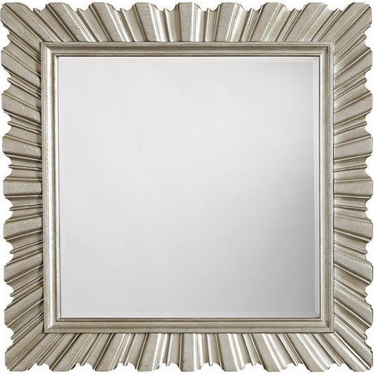 001 SR-882083 | Primary Silo | Starlite Accent Mirror by A.R.T. Furniture in silver and peri. Made from parawood solids, primavera veneer in a transitional style.