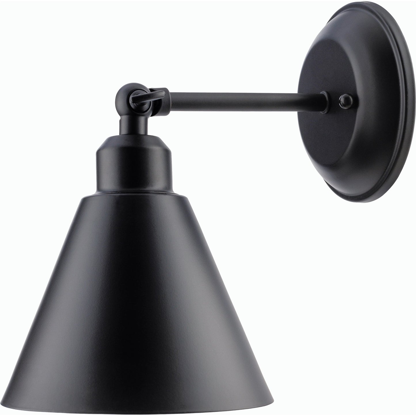 001 SI-2168217 | Primary Silo | Gordy Wall Sconce - 532914 by Livabliss in fixture: black, shade (outside): black, shade (inside): white, cord: black and paintedmetallicpaintedpainted. Made from iron, metal in a modern style.