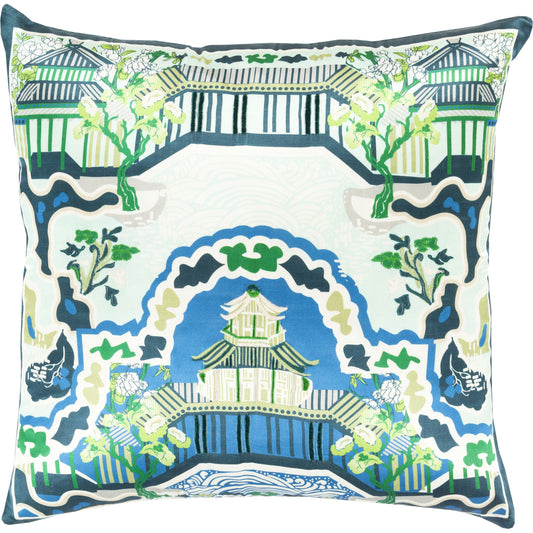 Geisha Pillow - 14595 by Surya. Made from unique in a eclectic & global style.