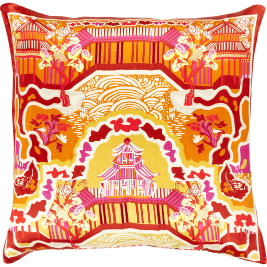 Geisha Pillow - 14595 by Surya. Made from unique in a eclectic & global style.