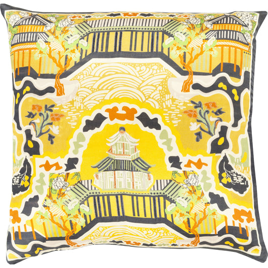 Geisha Pillow - 14595 by Surya. Made from unique in a eclectic & global style.