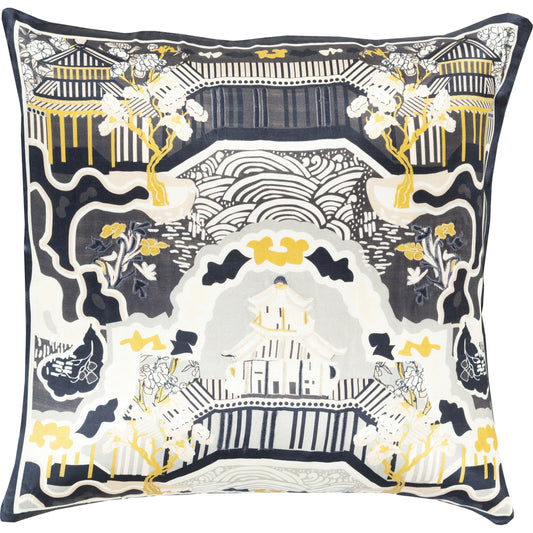 Geisha Pillow - 14595 by Surya. Made from unique in a eclectic & global style.