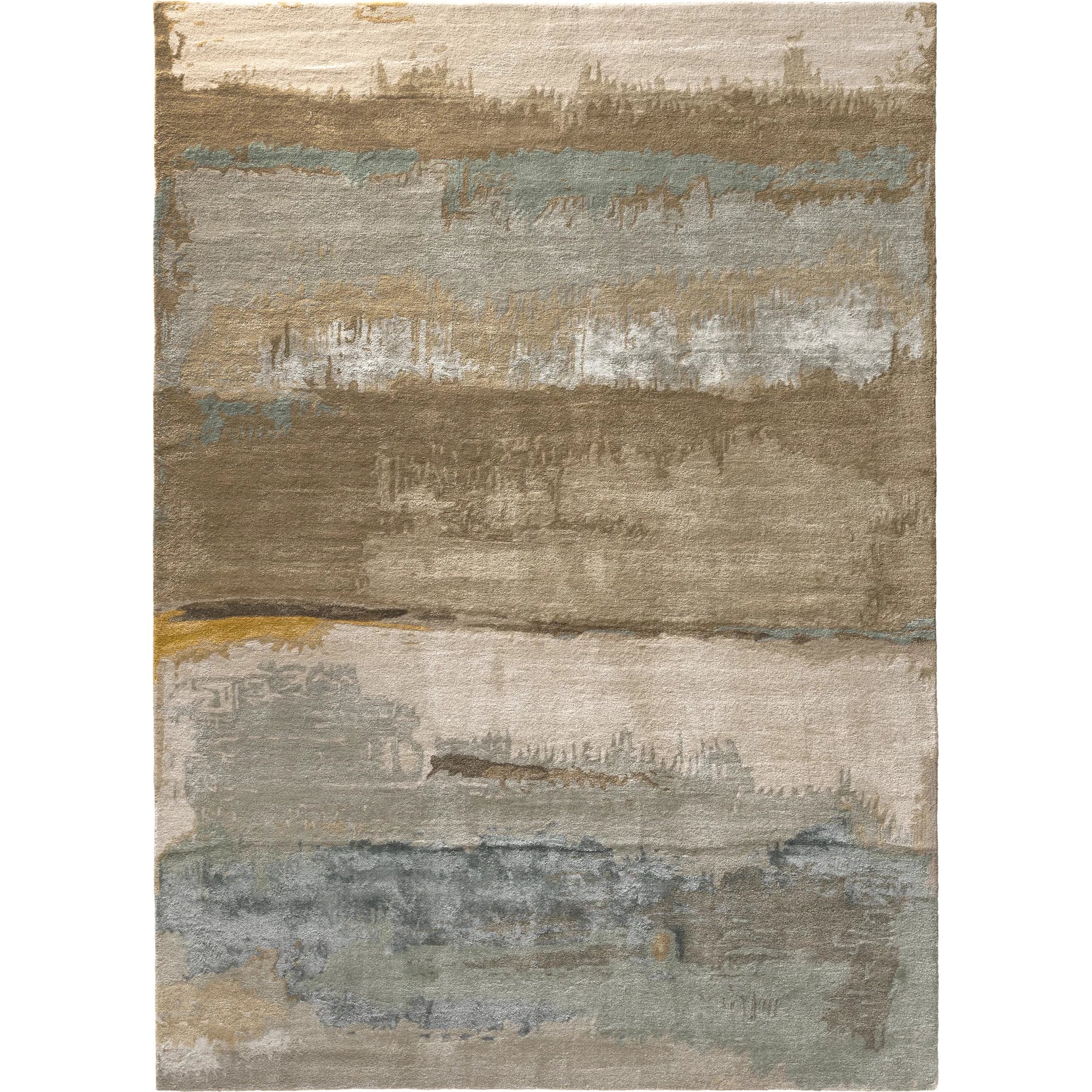 Genesis GES24 Rug by Jaipur Living in green, yellow. Made from 60% viscose, 40% wool in a unique style.