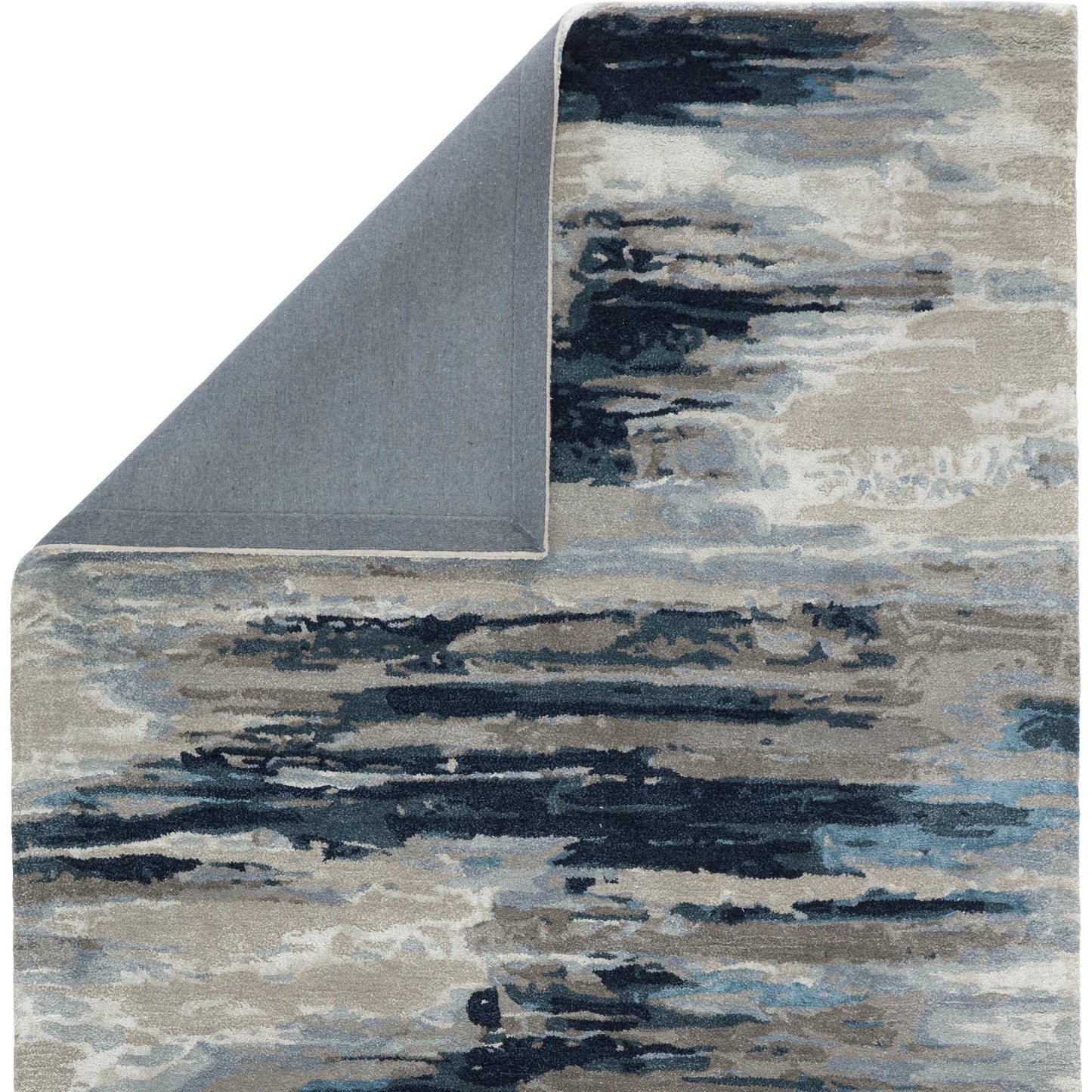 003 SI-2354499,SI-2386157 | Closeup | Genesis GES40 Rug by Jaipur Living in blue, gray. Made from unique in a unique style.