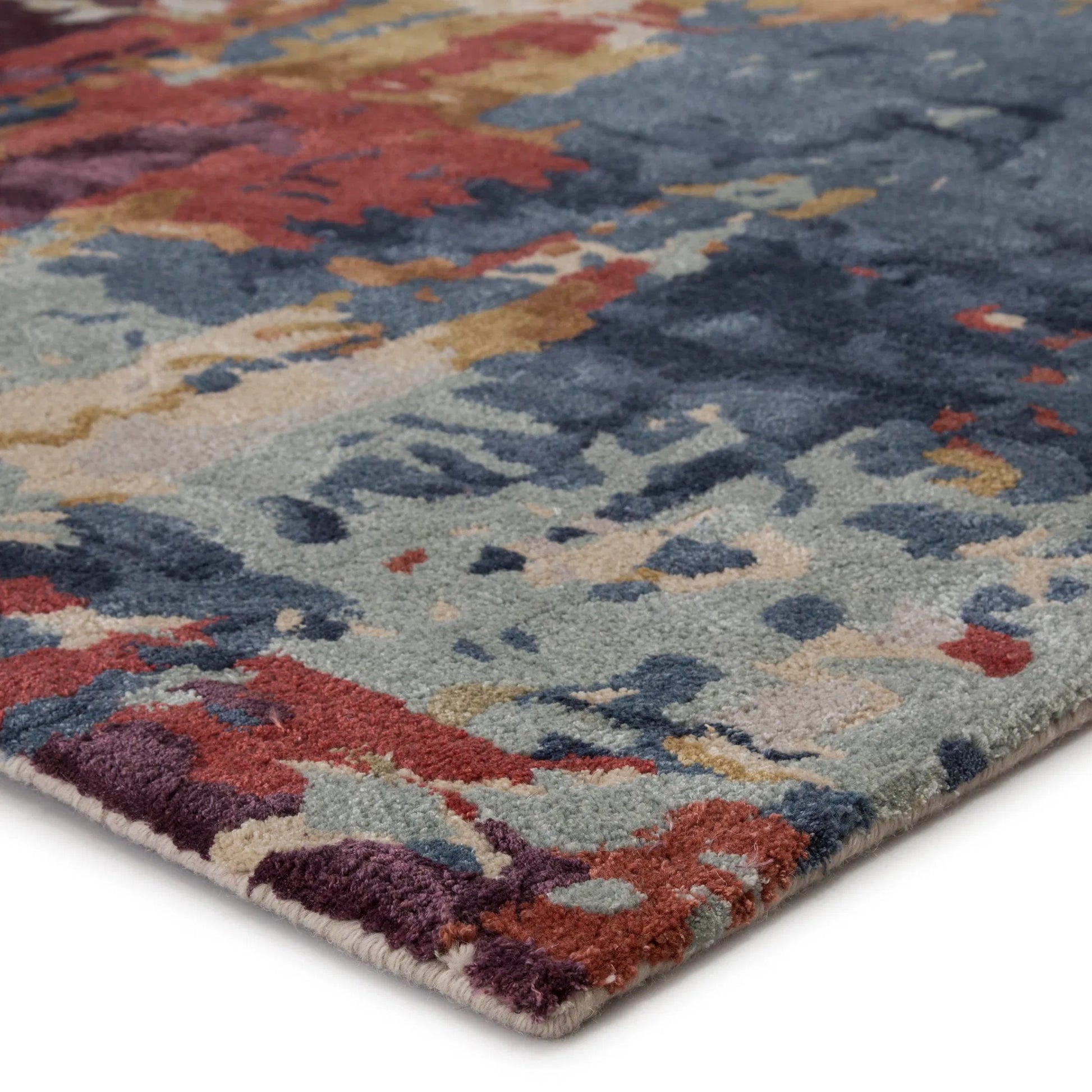 Genesis GES45 Rug by Jaipur Living in red, blue. Made from unique in a unique style.