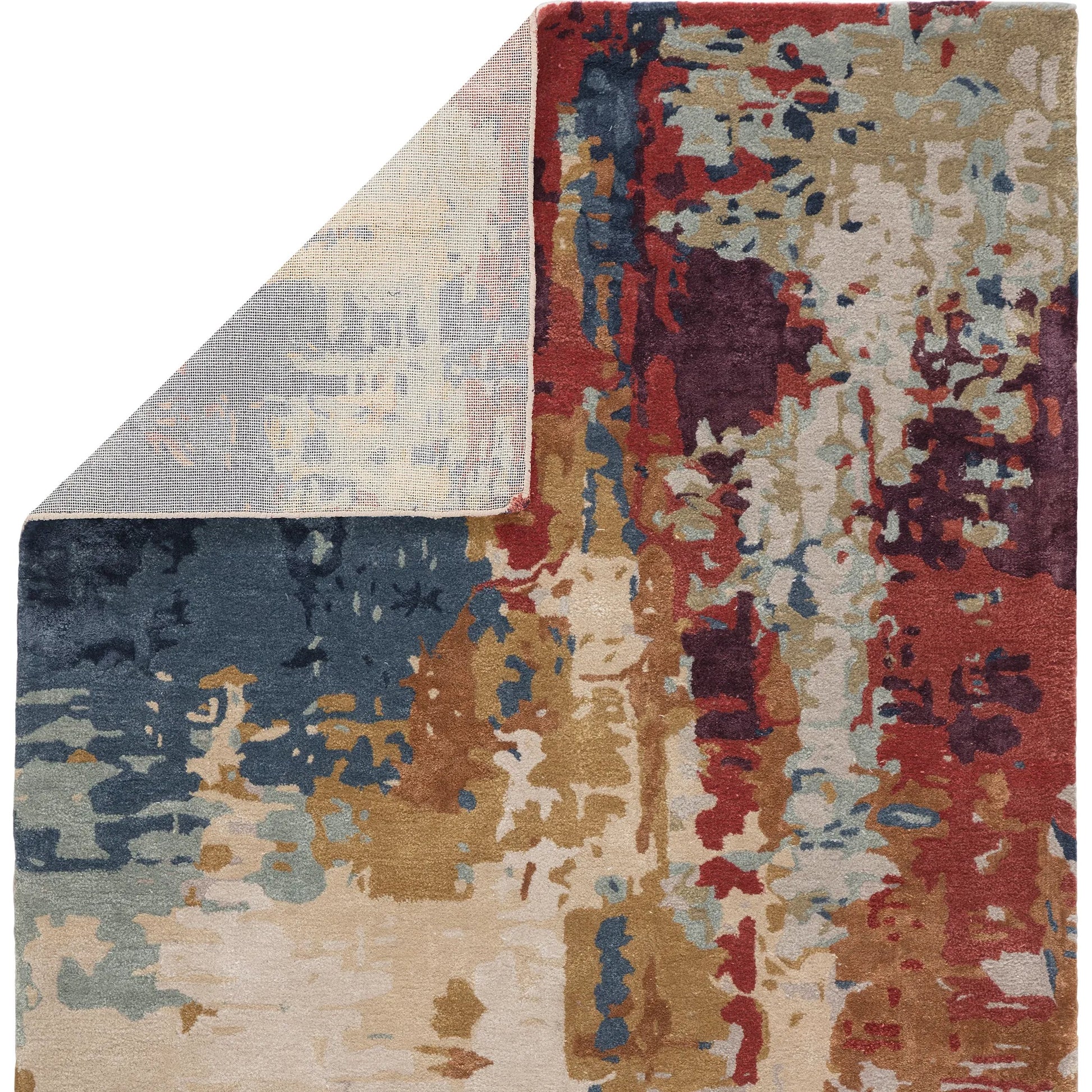 Genesis GES45 Rug by Jaipur Living in red, blue. Made from unique in a unique style.