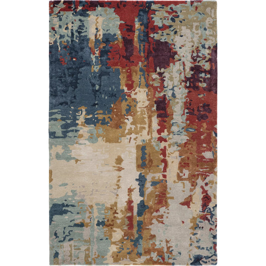 Genesis GES45 Rug by Jaipur Living in red, blue. Made from unique in a unique style.