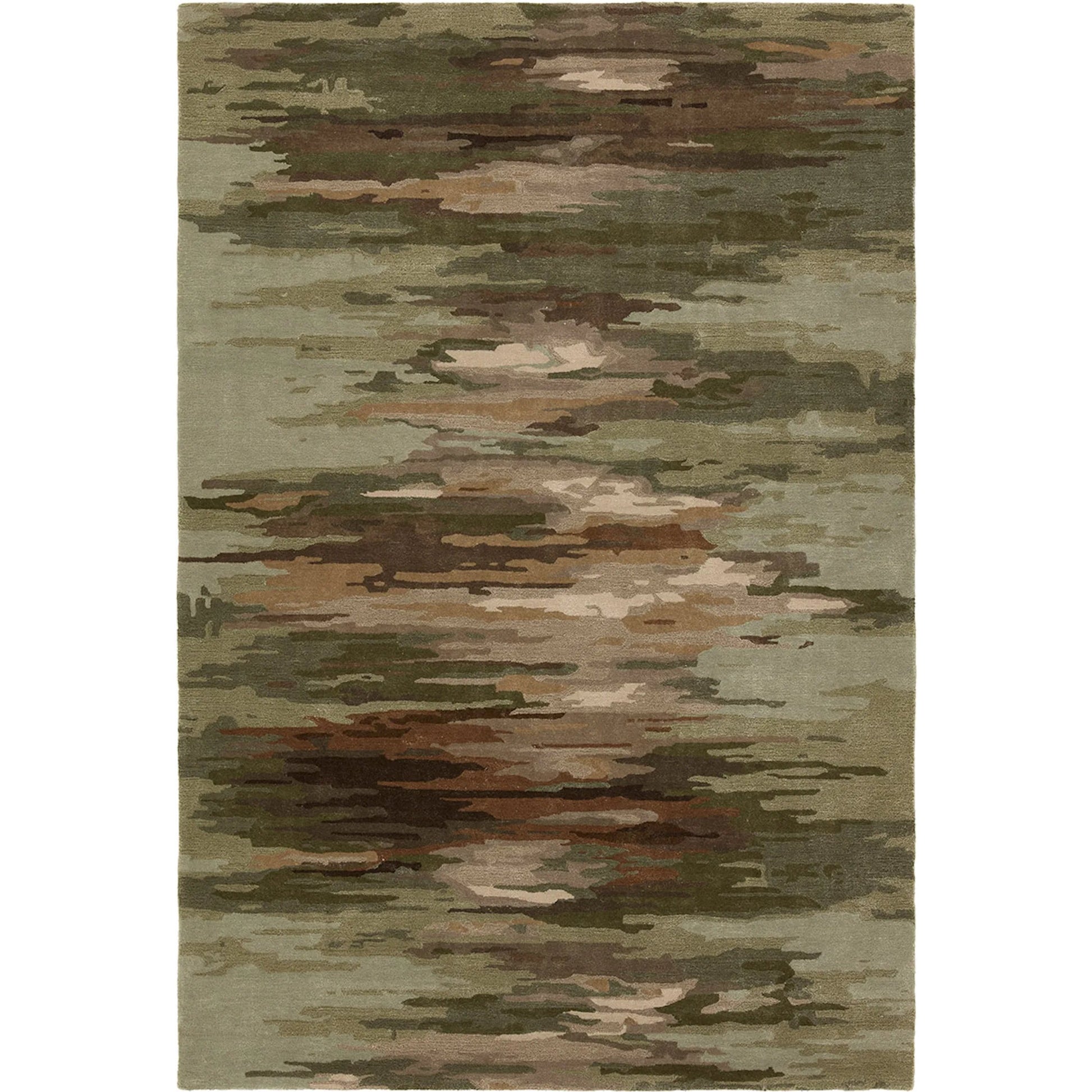 Genesis GES62 Rug by Jaipur Living in green, brown, cream. Made from unique in a unique style.