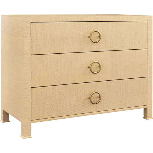 Getty Three Drawer Chest by Worlds Away. Made from unique in a eclectic & global style.