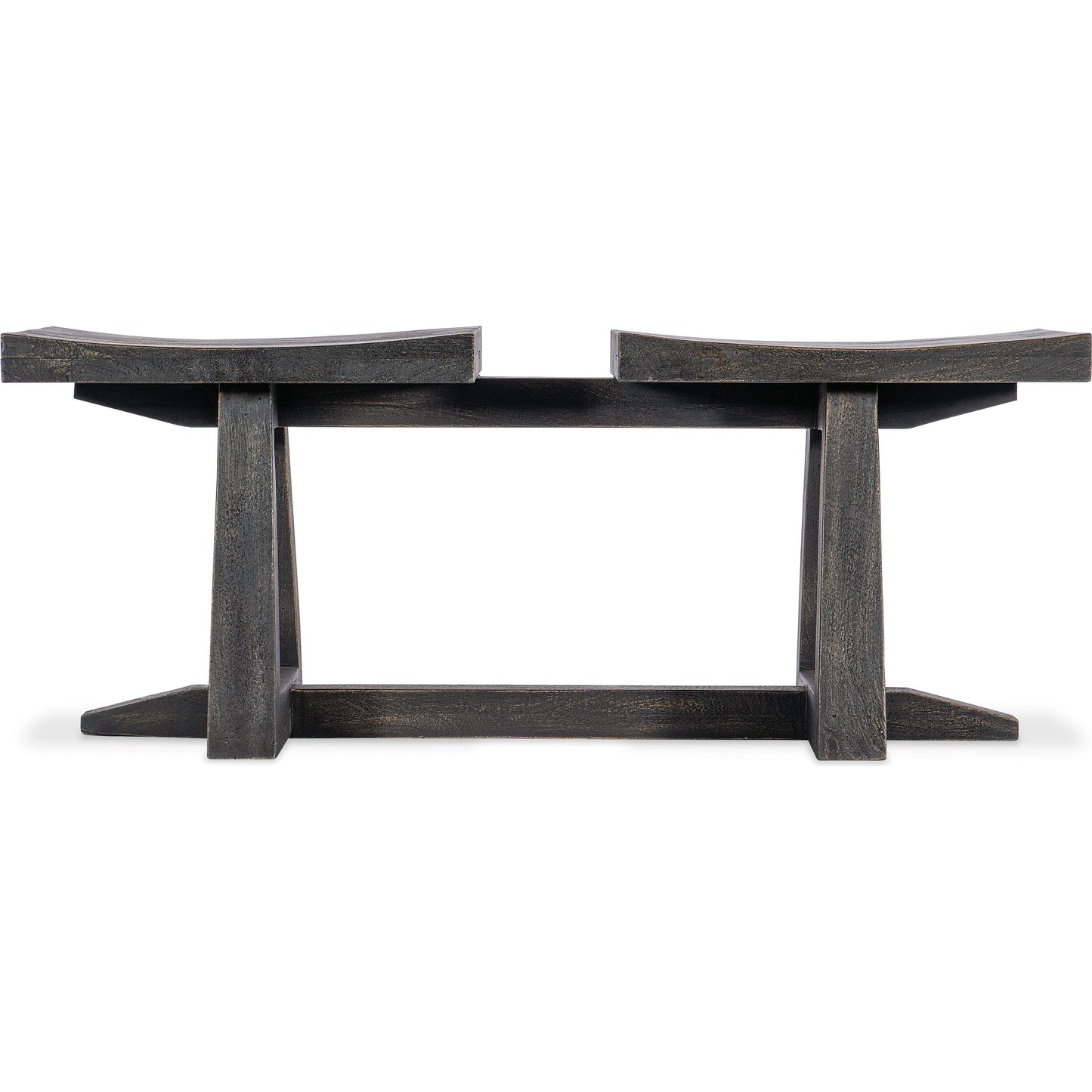 002 SI-1900710 | Additional Silo | Commerce & Market Arness Tandem Bench by Hooker Furniture in black. Made from mango wood in a modern style.