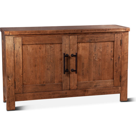 Aspen 66" Buffet by World Interiors in browns and earth. Made from birch wood in a traditional style.