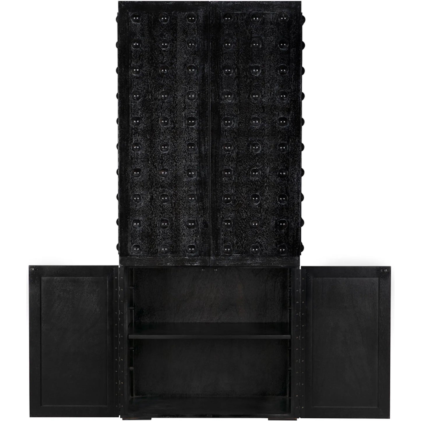 003 SI-2333074 | Additional Silo | Didier Hutch by Noir in black walnut. Made from walnut in a unique style.