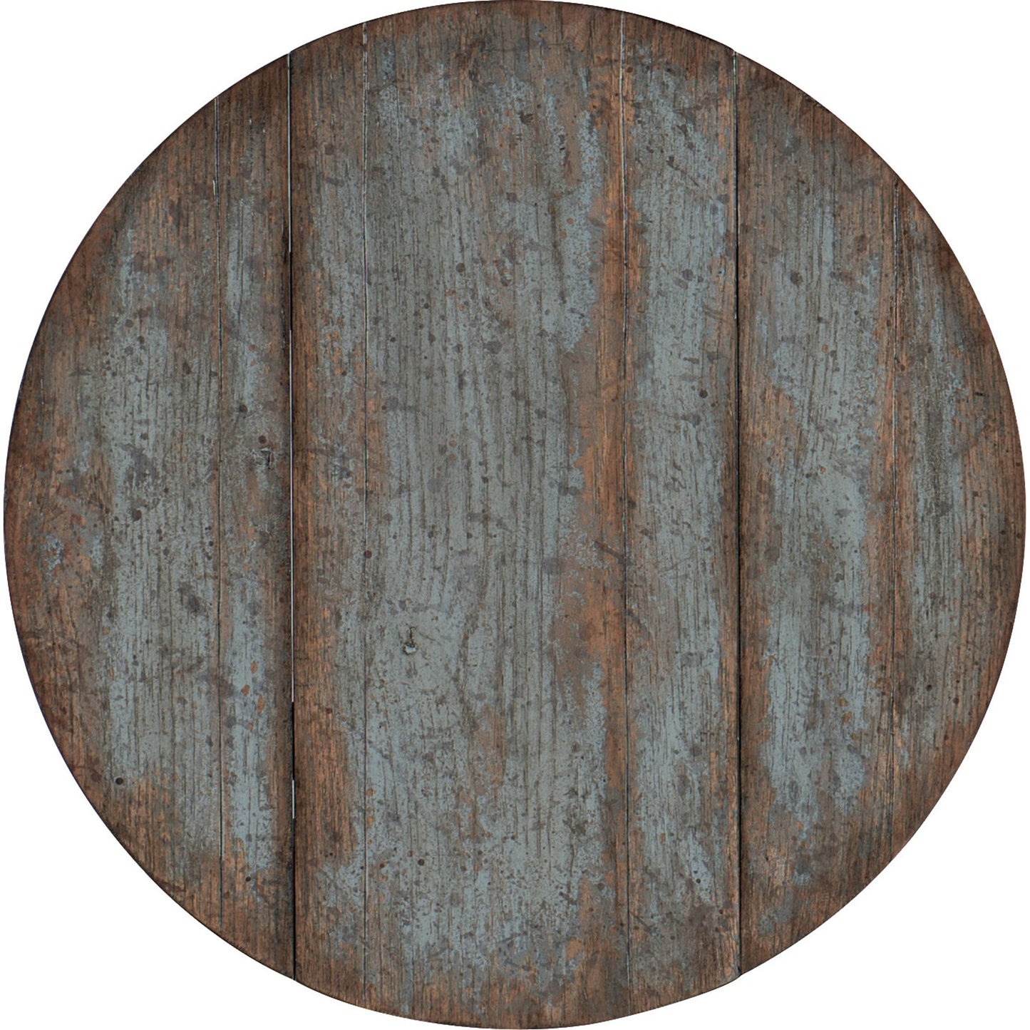 003 SI-1749062 | Additional Silo | La Grange Prause Gate Leg Round Table by Hooker Furniture in blue bonnet. Made from pecky hickory veneer, solid-wood edge top in a unique style.