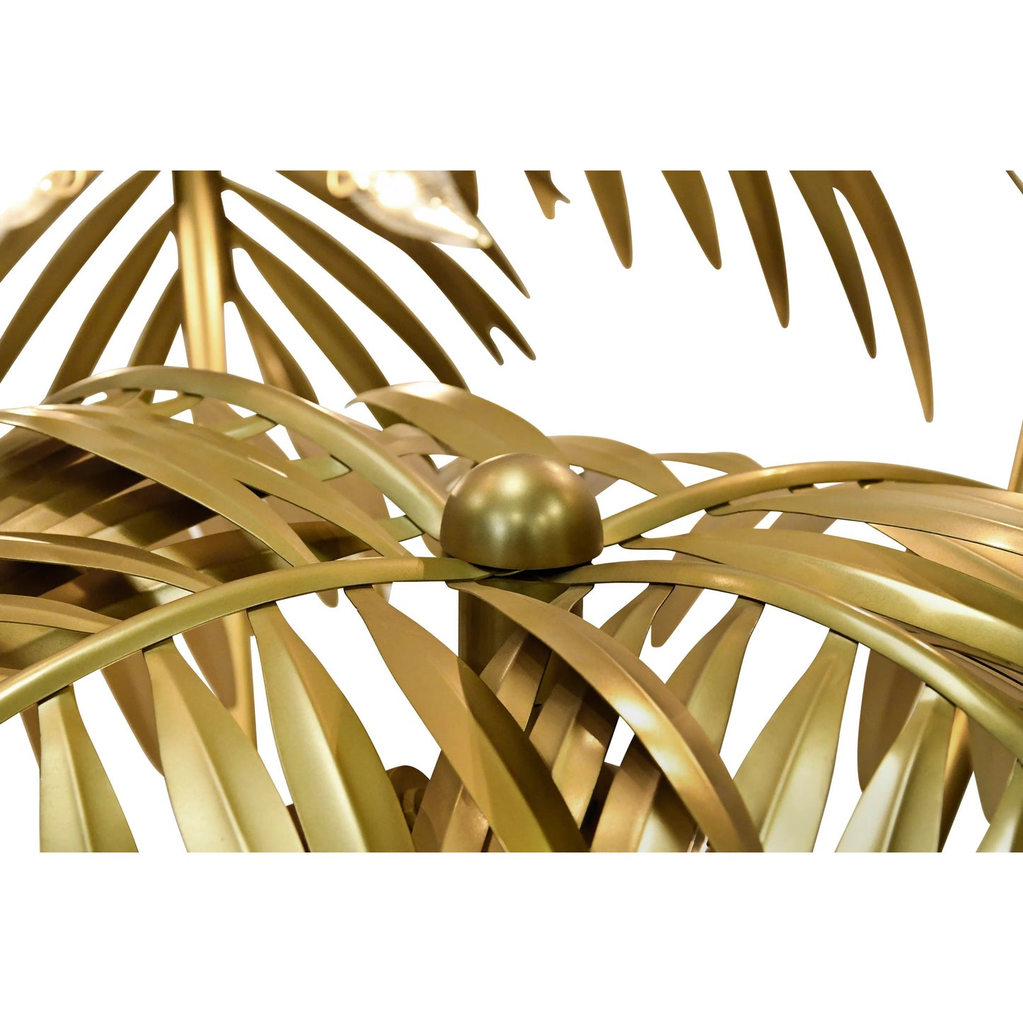 004 SI-2461293 | Closeup | Gilda Oversize Palm Tree Lamp by Worlds Away in antique brass. Made from unique in a unique style.