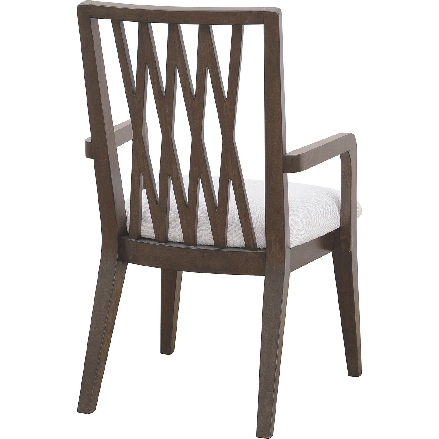 003 SI-2449352 | Additional Silo | Asher Park Wood Back Arm Chair by Pulaski Furniture in piano brown. Made from eucalyptus veneers in a unique style.