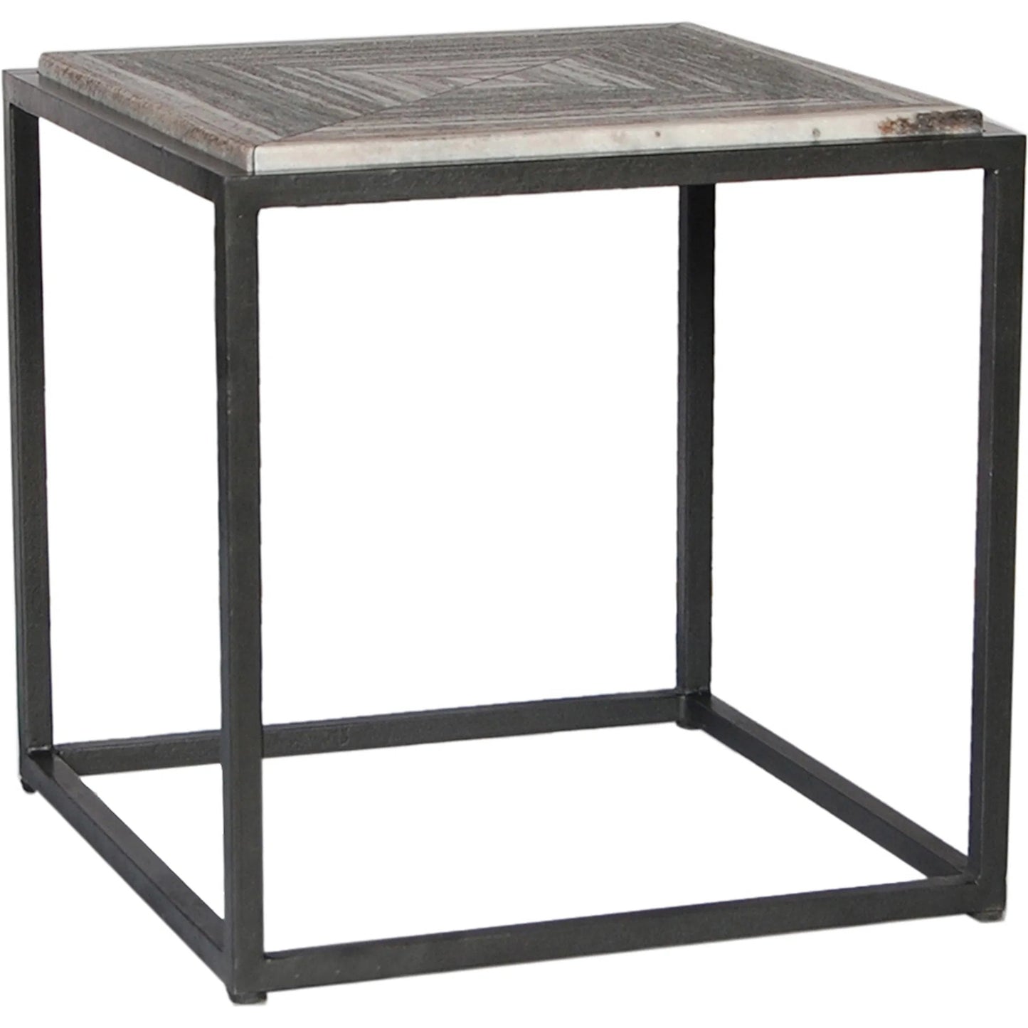 001 SI-2441588 | Primary Silo | Winslow Marble Side Table by Moe's Home Collection in grey. Made from grey marble top, iron frame in a unique style.
