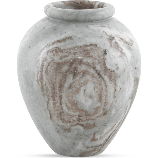 Didion Vase by Moe's Home Collection in brown. Made from torrento marble in a modern style.