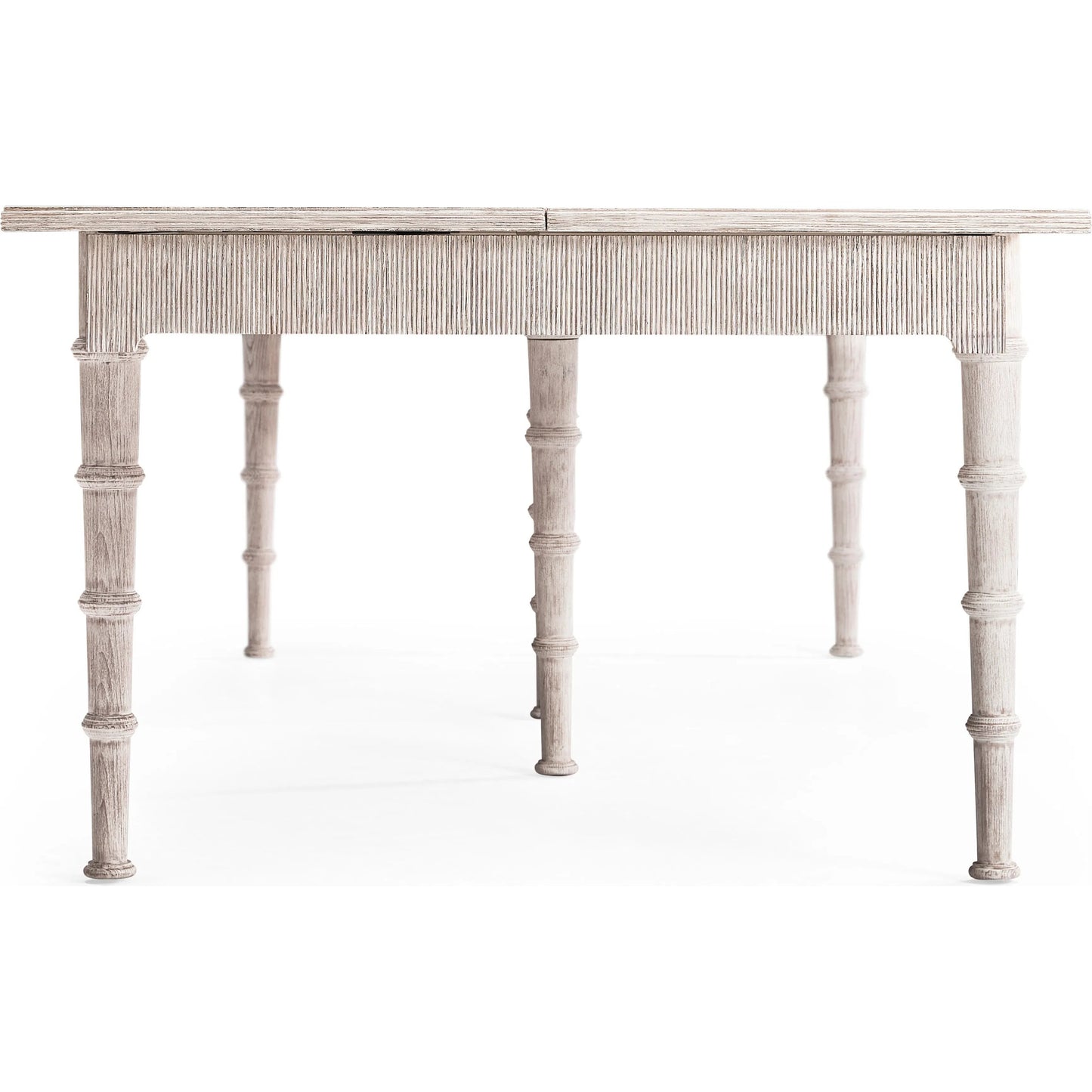 006 SI-2462565 | Additional Silo | 100" Bywater Extending Dining Table by Jonathan Charles in washed acacia. Made from acacia in a transitional style.
