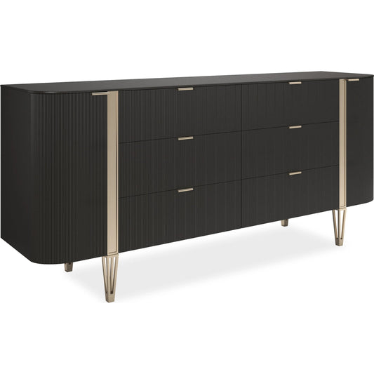 Love at First Sight 78" Dresser by Caracole. Made from birch in a transitional style.