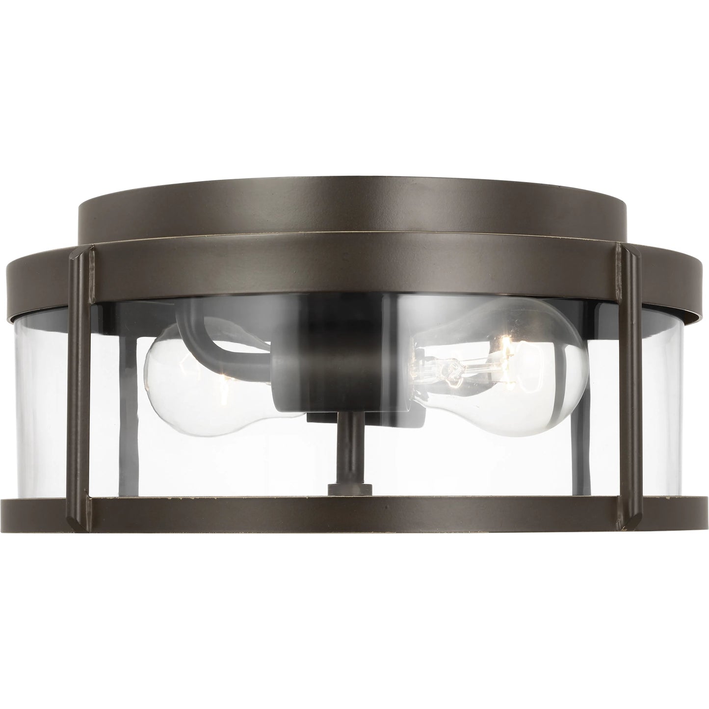 001 SI-2456878 | Primary Silo | Luning Medium Flush Mount by Generation Lighting. Made from aluminum in a cottage & farmhouse style.