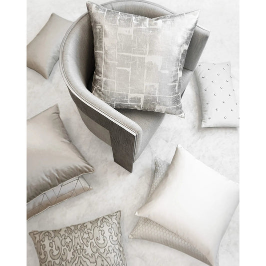 Villa Pillow by DV Kap Home. Made from 63.8% viscose, 36.2% polyester in a transitional style.