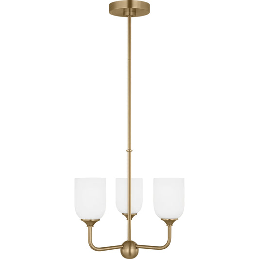 Emile Small Chandelier by Visual Comfort & Co.. Made from steel in a transitional style.