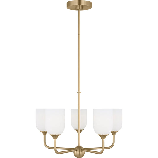 Emile Medium Chandelier by Visual Comfort & Co.. Made from steel in a transitional style.
