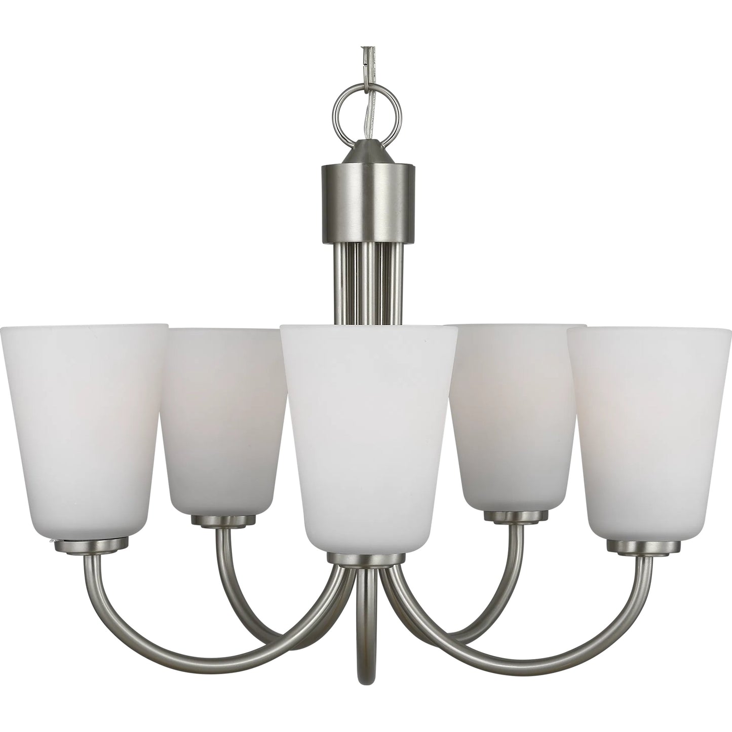 001 SI-2456784 | Primary Silo | Miles Five Light Chandelier by Generation Lighting. Made from steel in a traditional style.