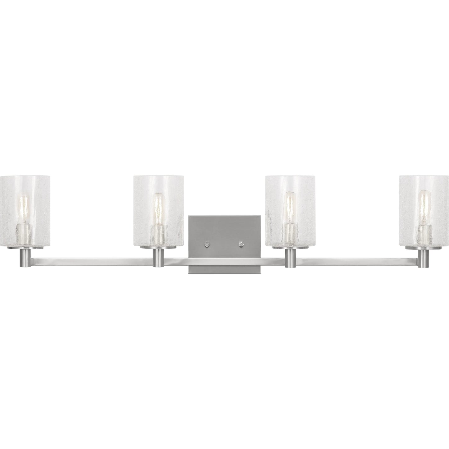 001 SI-2456988 | Primary Silo | Parker Four Light Bath Vanity by Generation Lighting. Made from steel in a transitional style.