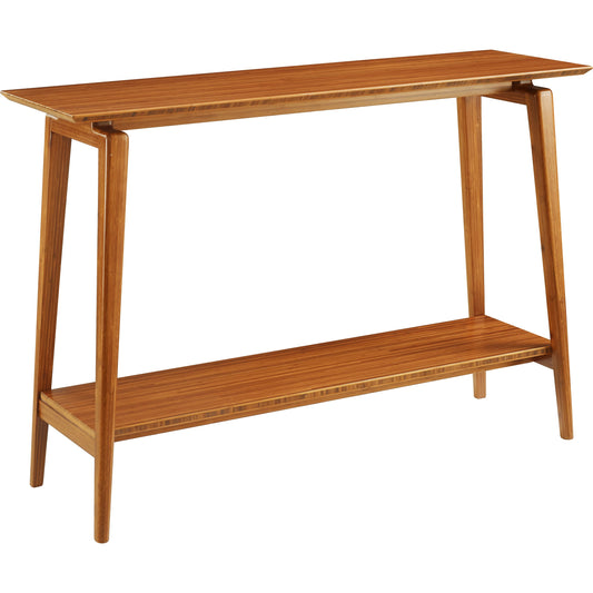 Antares Console Table by Greenington in amber. Made from solid moso bamboo in a modern style.