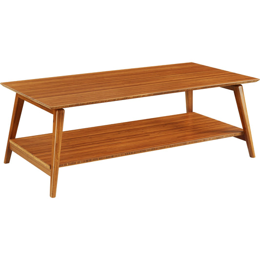 Antares Coffee Table by Greenington in amber. Made from solid moso bamboo in a modern style.
