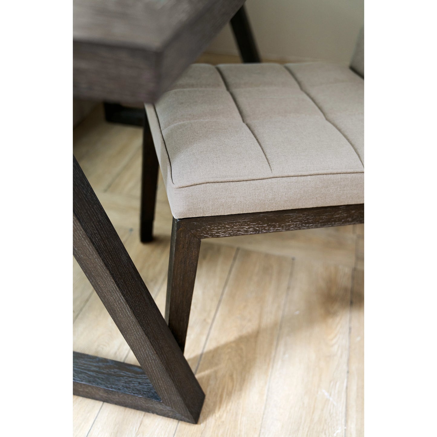 003 SI-1749274 | Additional Silo | Cupertino Side Chair (Set of 2) by Hooker Furniture in smoky arabica, crafty cement. Made from oak, fabric in a unique style.
