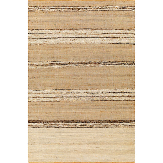 Geneva Rug - 31810 by Surya in beige, ivory, medium brown. Made from 60% jute, 40% wool in a unique style.