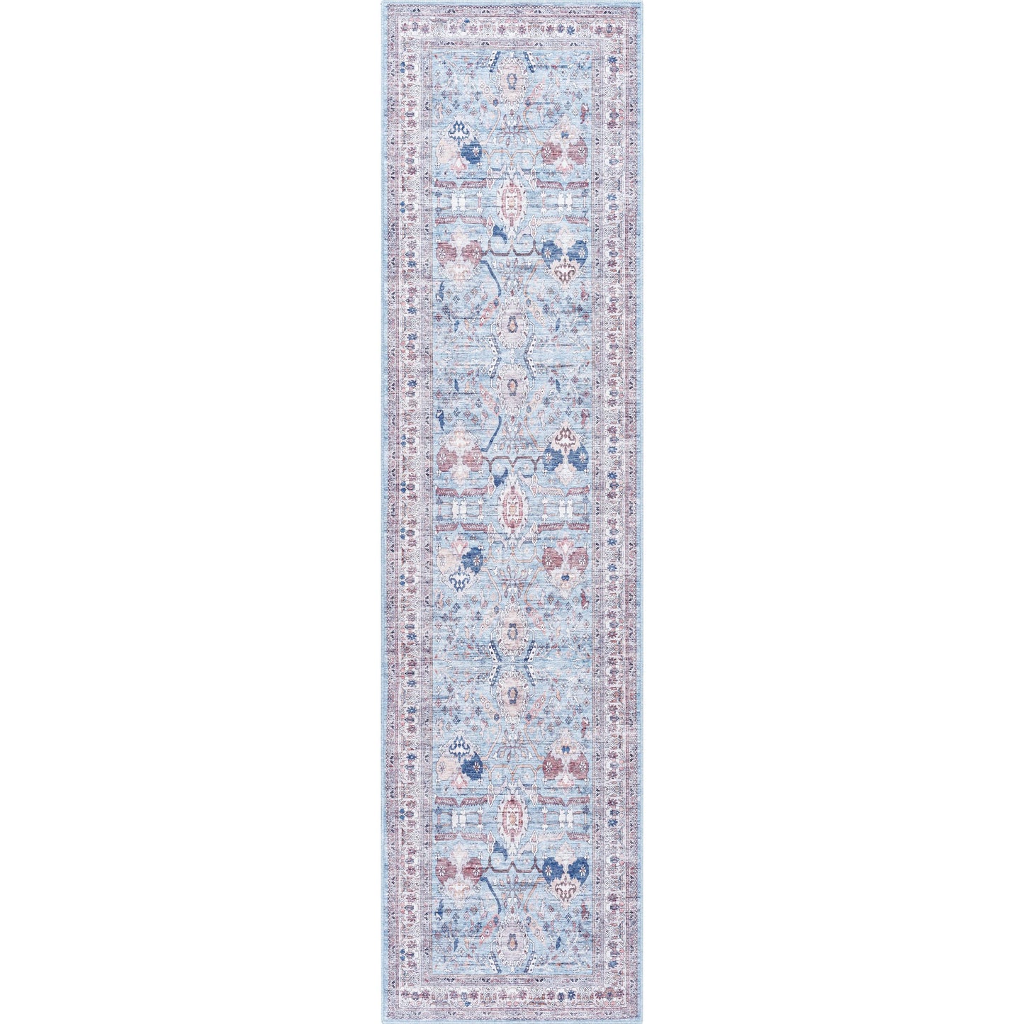 001 SI-2053453,SI-2053454,SI-2053455 | Primary Silo | Georgina Rug - 497153 by Livabliss in denim, cream, brown, beige, dark blue, rust. Made from face: 100% polyester, warp: 100% cotton in a unique style.