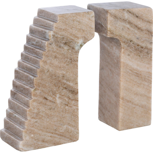 Gates of Troy - 24799 (Set of 2) by Surya in gray. Made from stone in a eclectic & global style.