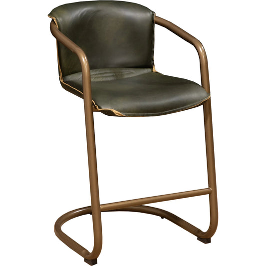 Chiavari Leather Counter Chair by World Interiors. Made from unique in a transitional style.