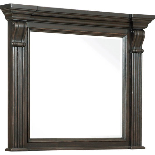 001 SI-2155454 | Primary Silo | Caldwell Mirror by Pulaski Furniture in dark brown espresso. Made from acacia veneers, asian hardwood in a traditional style.