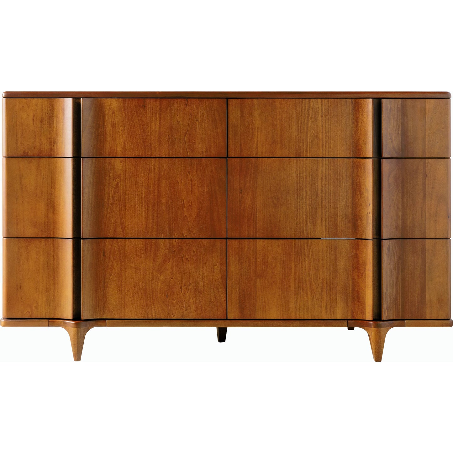 002 SI-2164094 | Closeup | Grande Dresser - 526080 by Surya in top: brown, base: brown and stainedrawstained. Made from poplar, manufactured wood in a transitional style.