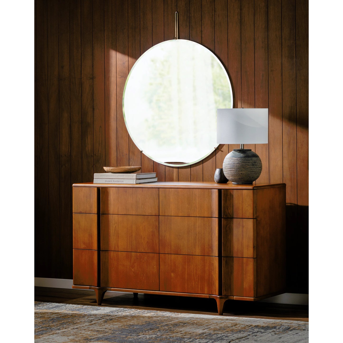 003 SI-2164094 | Lifestyle | Grande Dresser - 526080 by Surya in top: brown, base: brown and stainedrawstained. Made from poplar, manufactured wood in a transitional style.